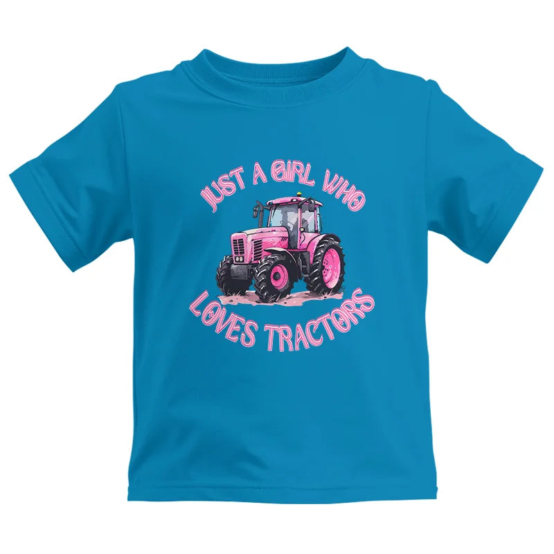 Just A Girl Who Loves Tractors 1 - Kids Heavy Cotton™ Tee