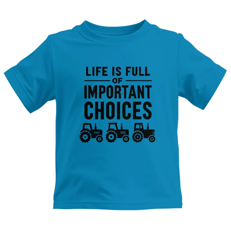 Image of Life Is Full Of Important Choices 27 - Kids Heavy Cotton™ Tee