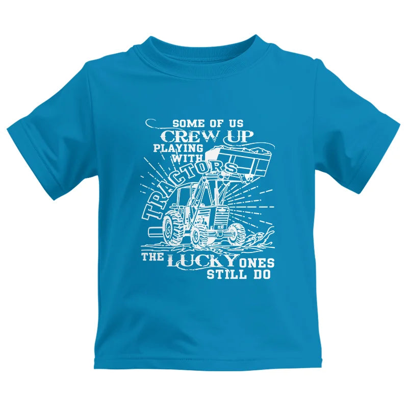 Some Of Us Grew Up Playing With Tractors 1 - Kids Heavy Cotton™ Tee