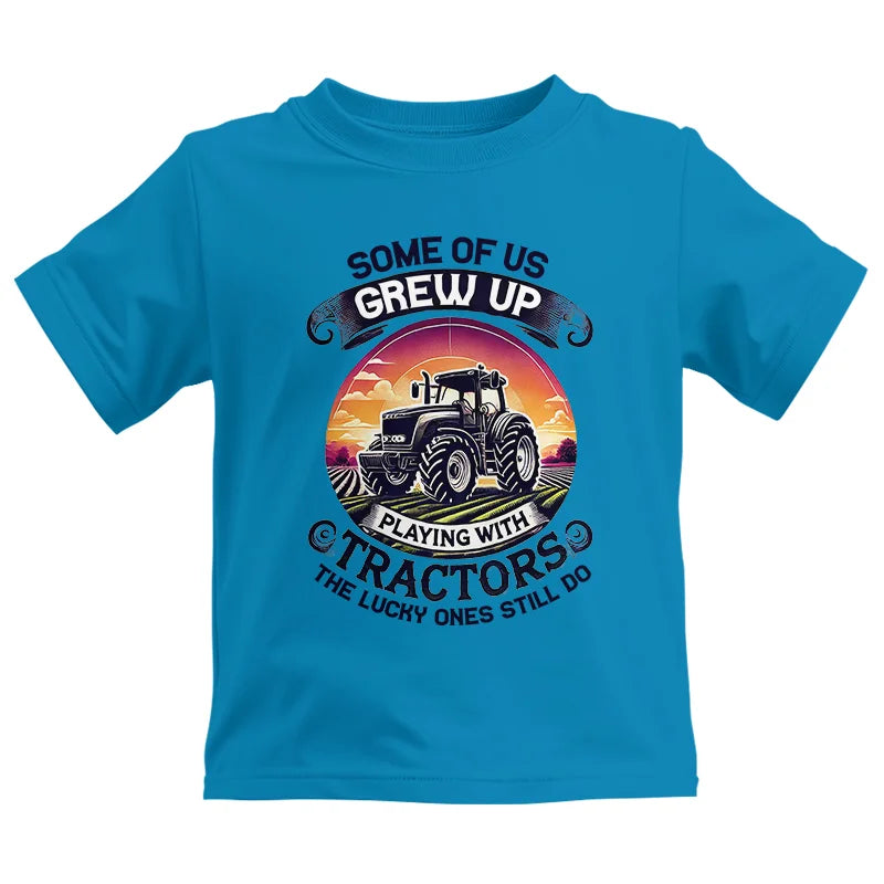 Some Of Us Grew Up Playing With Tractors 4 - Kids Heavy Cotton™ Tee