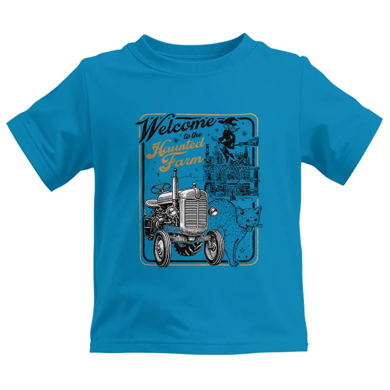 Welcome To The Haunted Farm 1 - Kids Heavy Cotton™ Tee