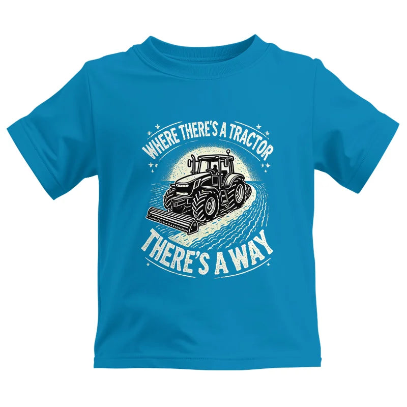 Image of Where There's A Tractor There's A Way 1 - Kids Heavy Cotton™ Tee