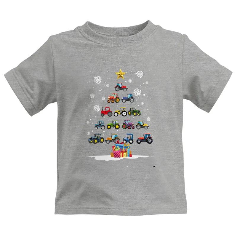 Image of Christmas Tractor Tree - Kids Heavy Cotton™ Tee