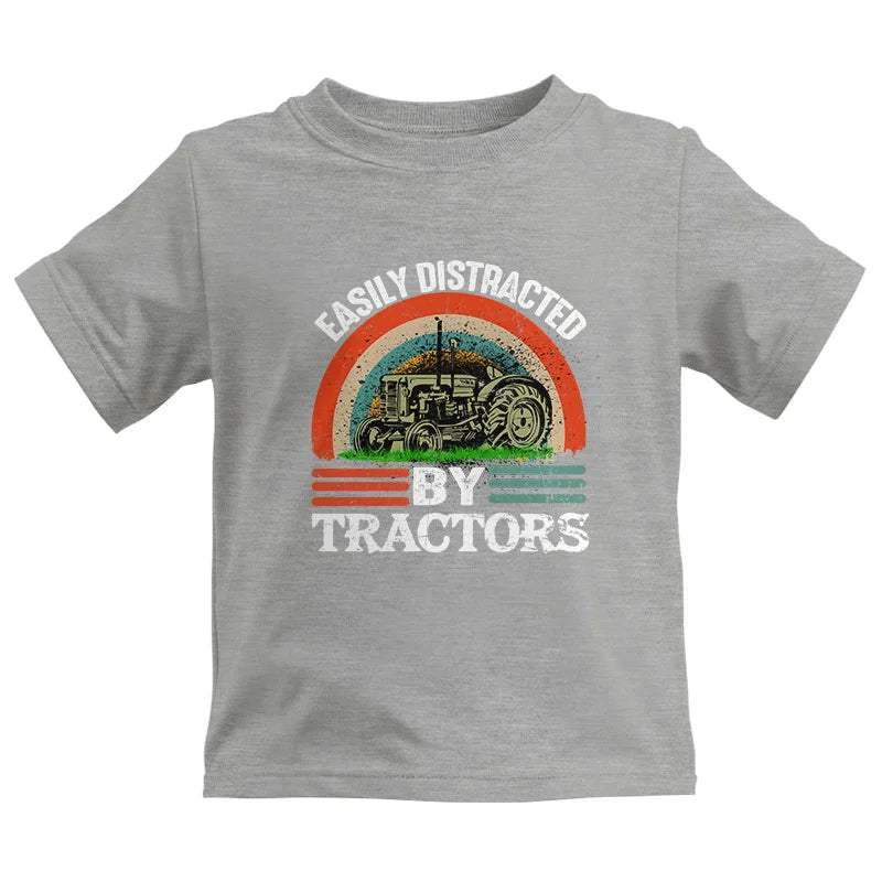 Easily Distracted By Tractors - Kids Heavy Cotton™ Tee