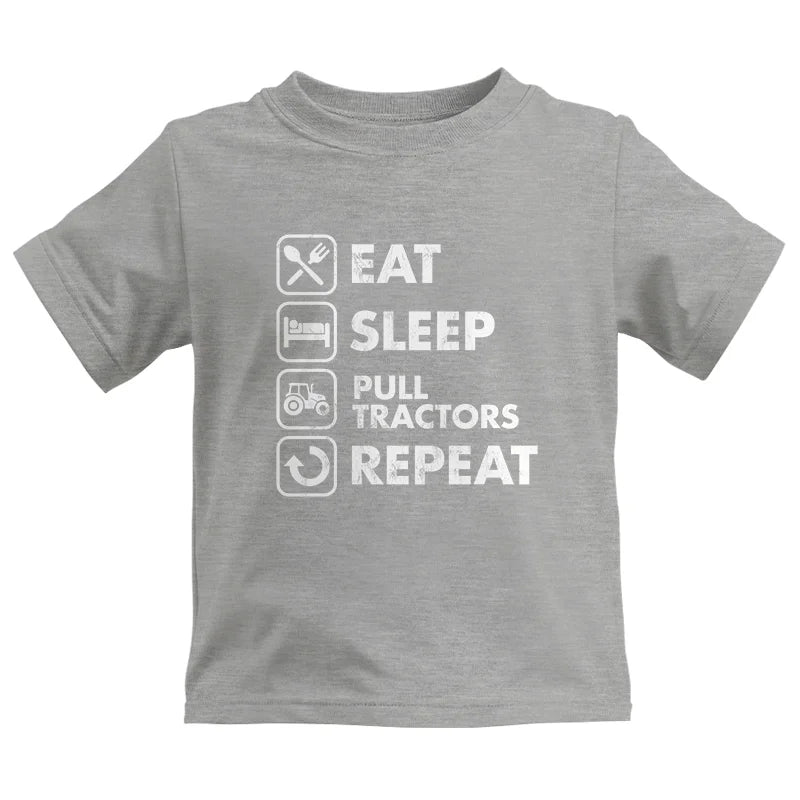 Eat Sleep Pull Tractors Repeat - Kids Heavy Cotton™ Tee