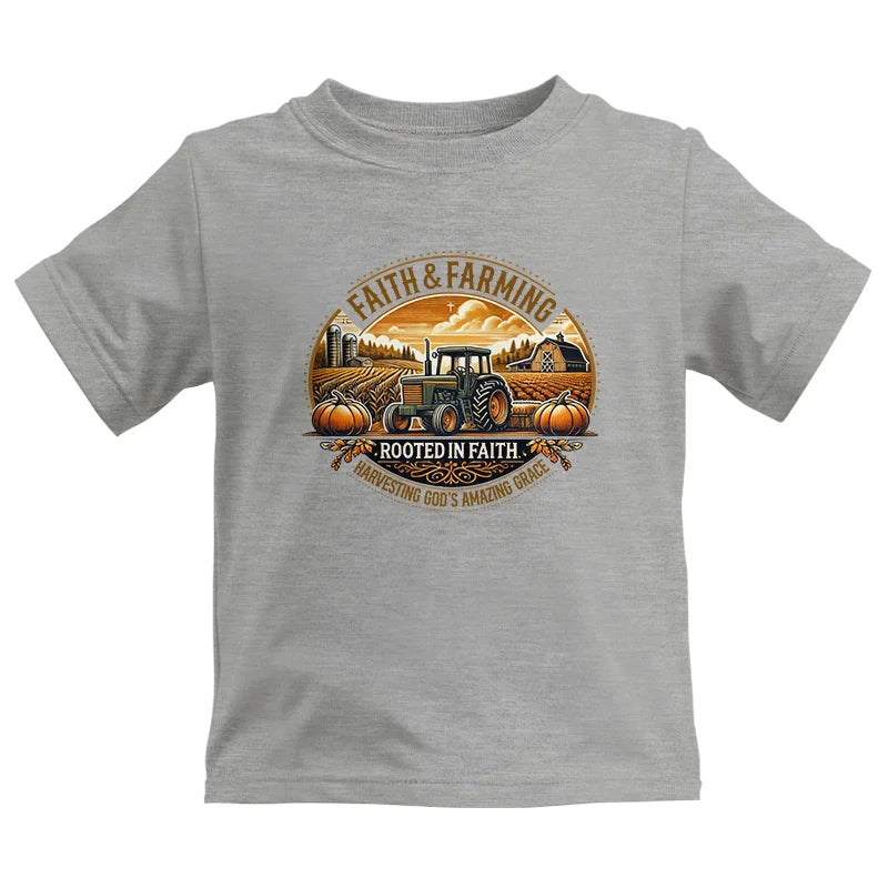 Image of Faith And Farming 1 - Kids Heavy Cotton™ Tee