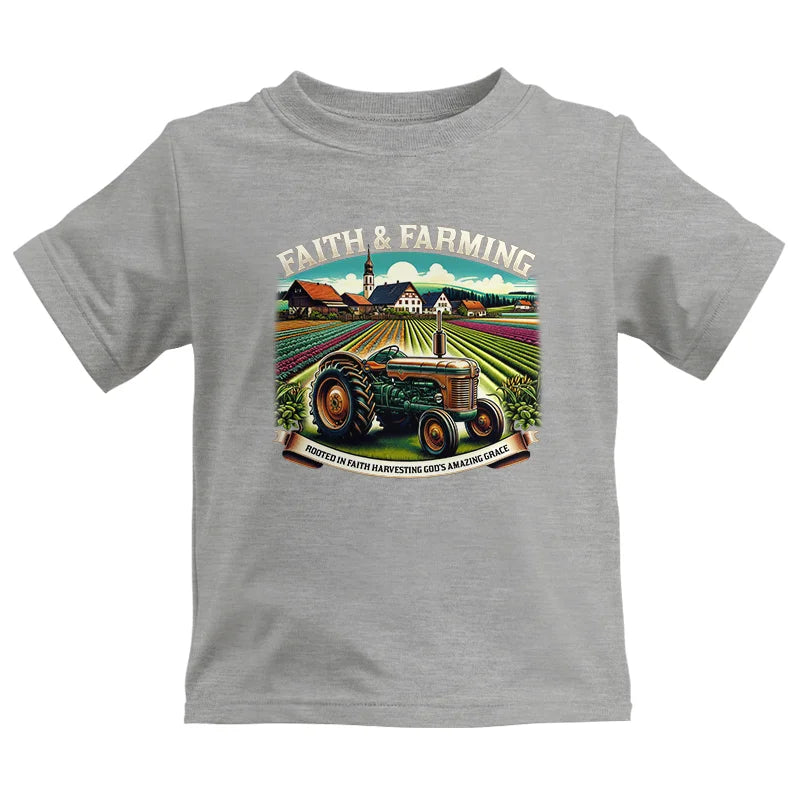 Image of Faith And Farming 4 - Kids Heavy Cotton™ Tee