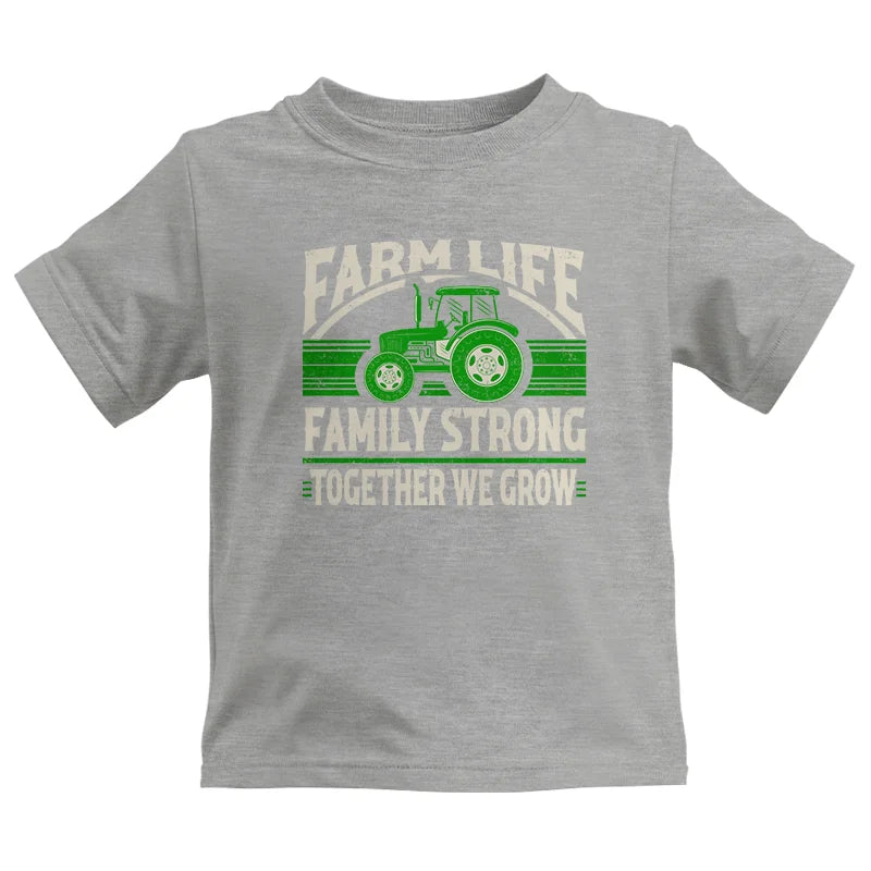 Farm life Family Strong_Together We grow - Kids Heavy Cotton™ Tee