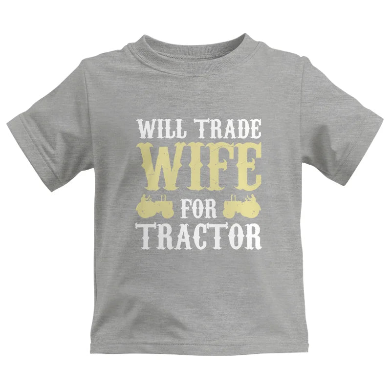 Funny Will Trade Wife For Tractor - Kids Heavy Cotton™ Tee