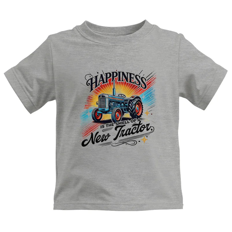 Happiness Is The Smell Of A New Tractor - Kids Heavy Cotton™ Tee