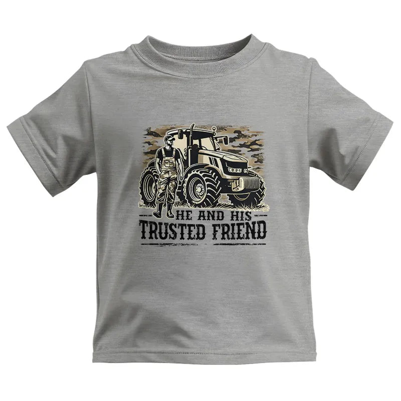 He and His Trusted Friend - Kids Heavy Cotton™ Tee