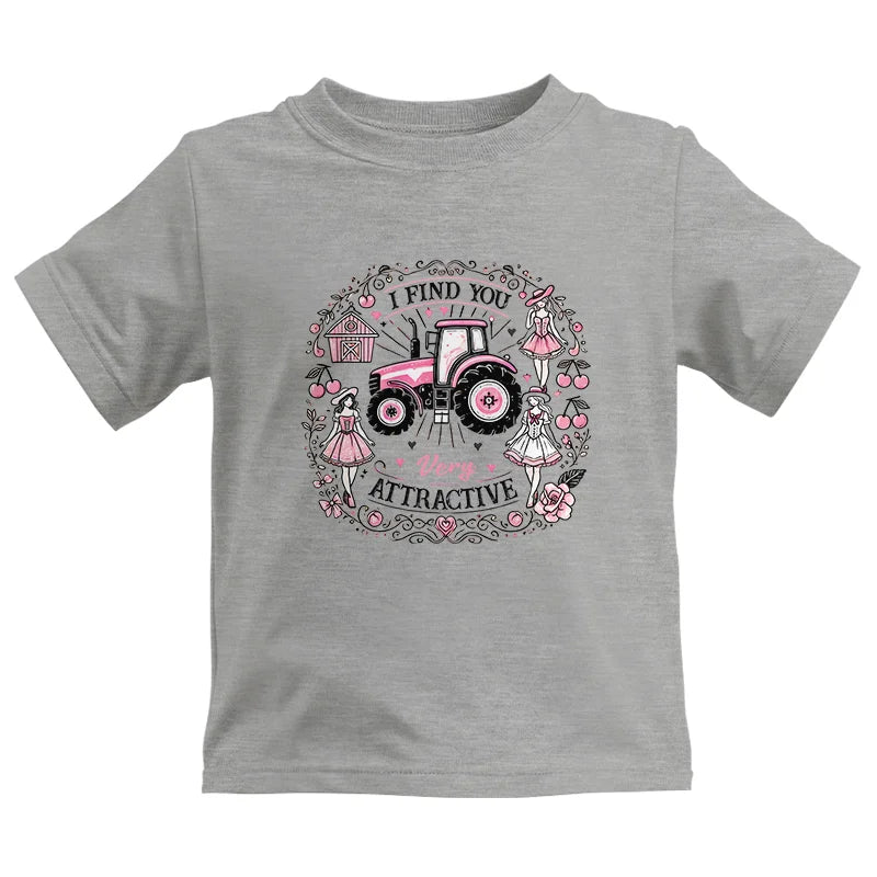 I Find You Very Attractive Pink Cherry - Kids Heavy Cotton™ Tee