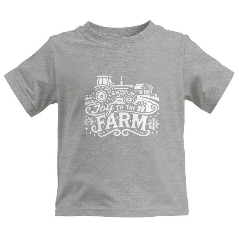 Joy To The Farm 1 - Kids Heavy Cotton™ Tee