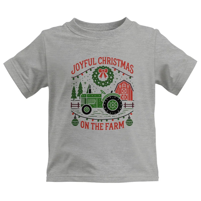 Image of Joyful Christmas On The Farm 3 - Kids Heavy Cotton™ Tee