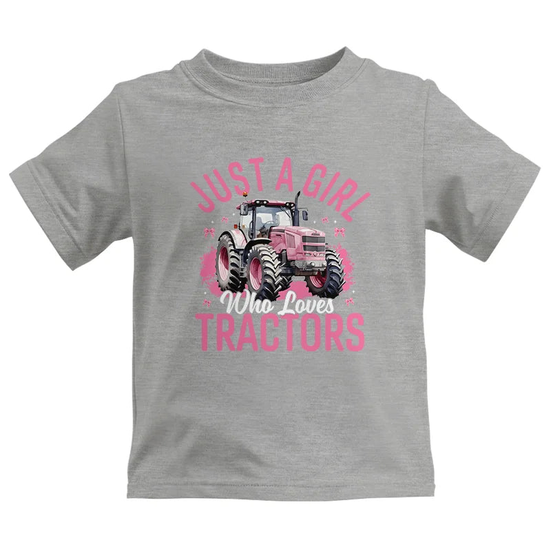 Just A Girl Who Loves Tractors 2 - Kids Heavy Cotton™ Tee