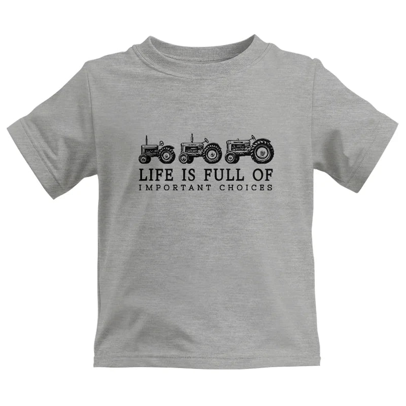 Life Is Full Of Important Choices 13 - Kids Heavy Cotton™ Tee