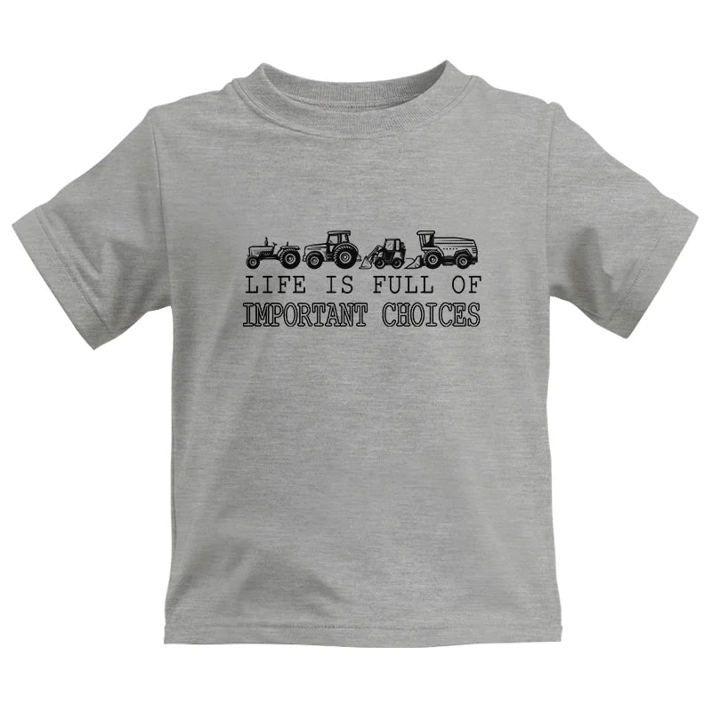 Life Is Full Of Important Choices 14 - Kids Heavy Cotton™ Tee