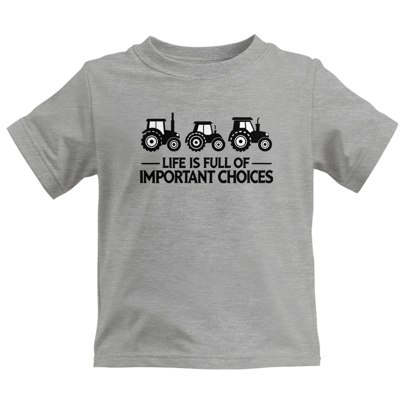 Image of Life Is Full Of Important Choices 17 - Kids Heavy Cotton™ Tee