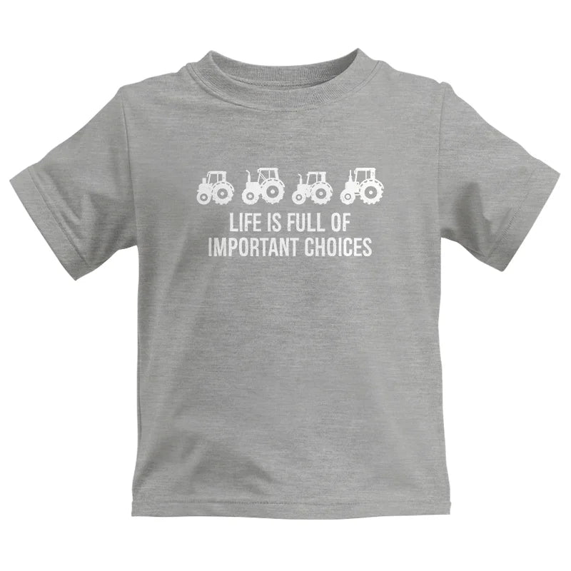 Life Is Full Of Important Choices 18 - Kids Heavy Cotton™ Tee