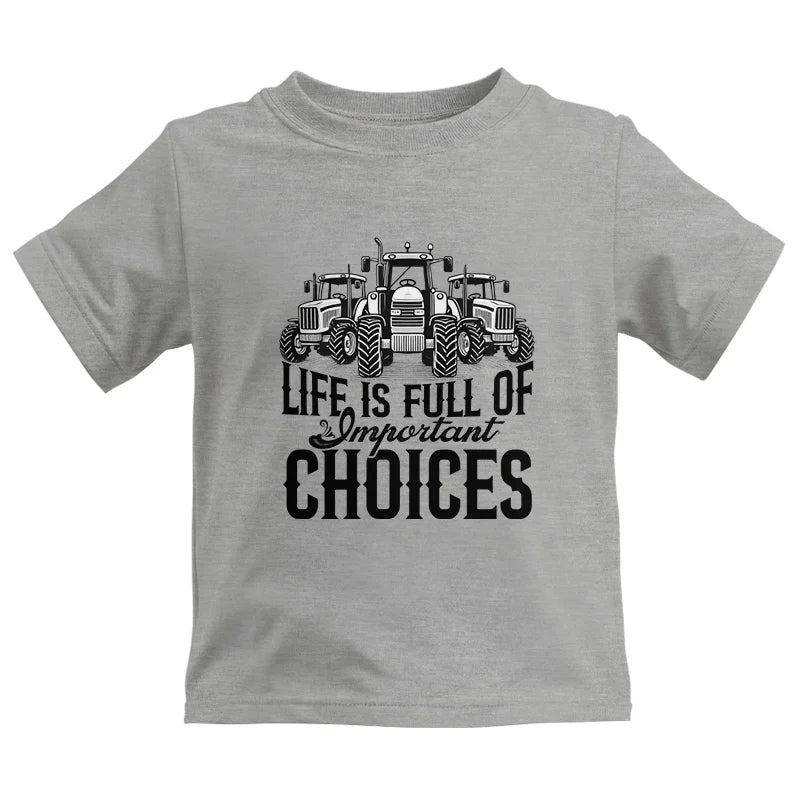 Life Is Full Of Important Choices 2 - Kids Heavy Cotton™ Tee