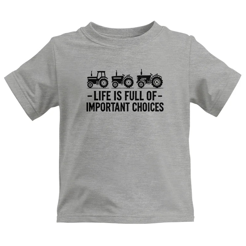 Life Is Full Of Important Choices 21 - Kids Heavy Cotton™ Tee