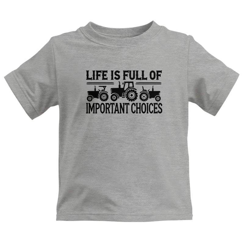 Life Is Full Of Important Choices 24 - Kids Heavy Cotton™ Tee