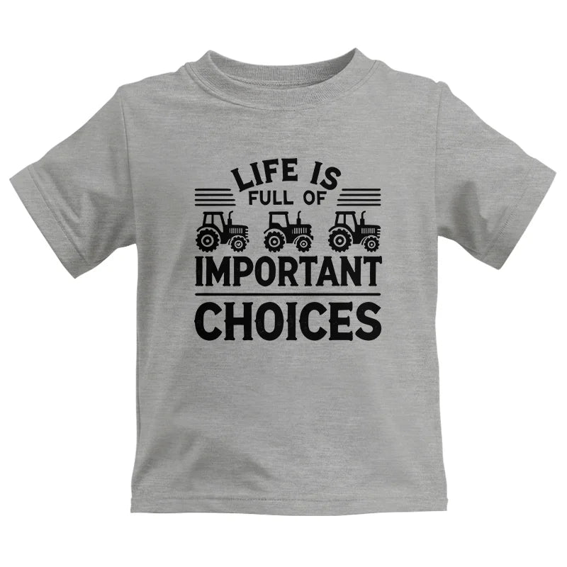 Life Is Full Of Important Choices 25 - Kids Heavy Cotton™ Tee