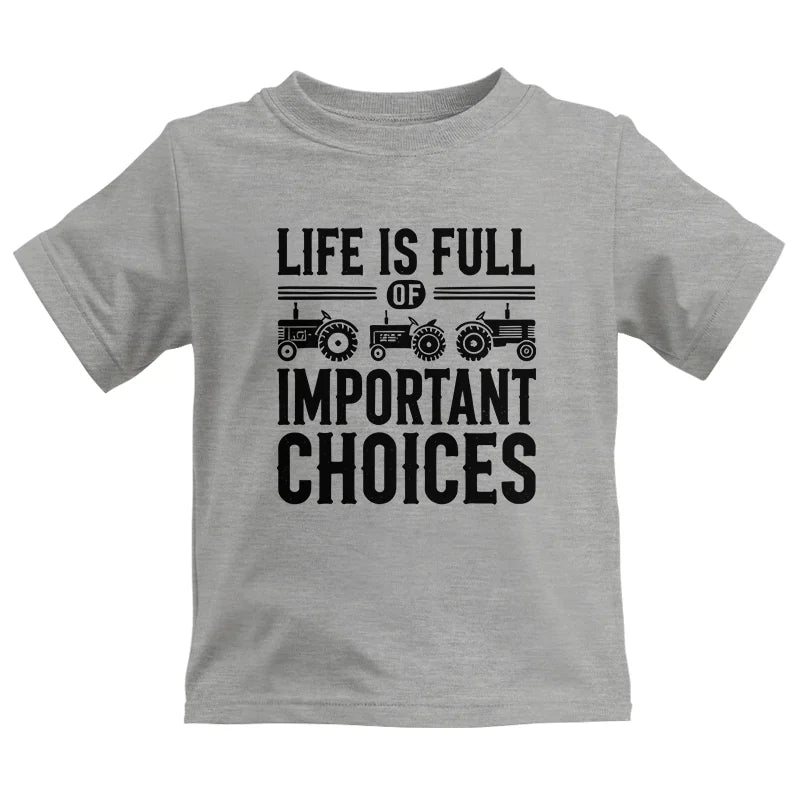 Life Is Full Of Important Choices 26 - Kids Heavy Cotton™ Tee