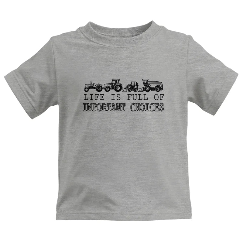 Life Is Full Of Important Choices 28 - Kids Heavy Cotton™ Tee