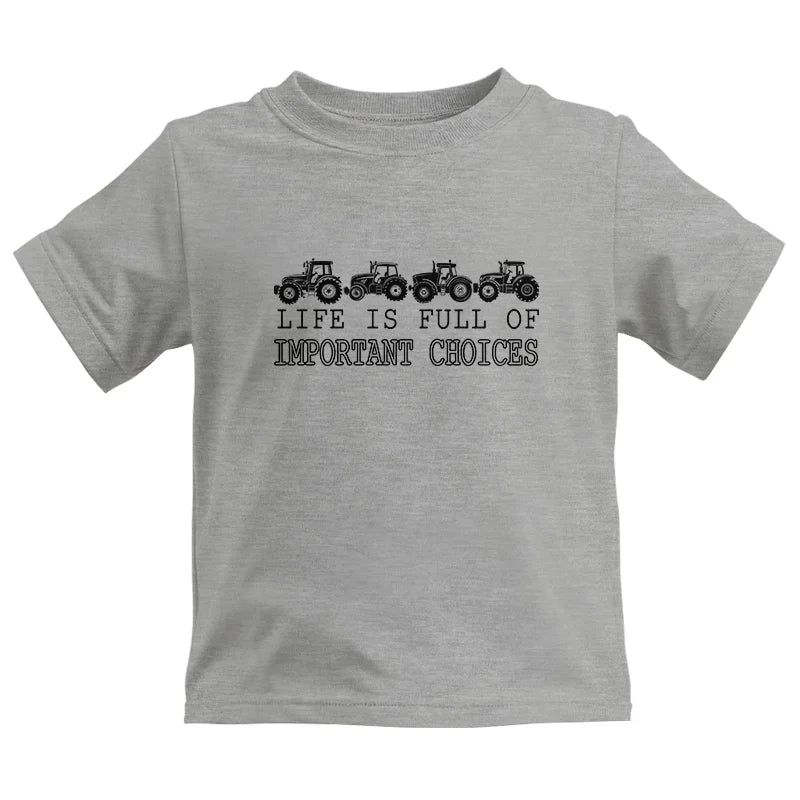 Life Is Full Of Important Choices 30 - Kids Heavy Cotton™ Tee