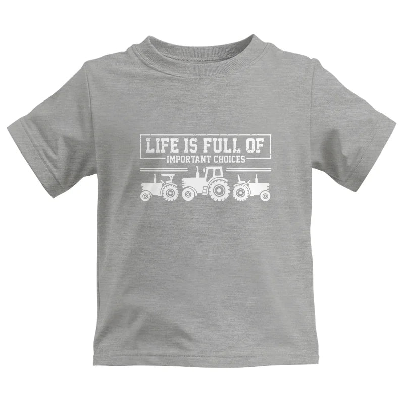 Life Is Full Of Important Choices 31 - Kids Heavy Cotton™ Tee