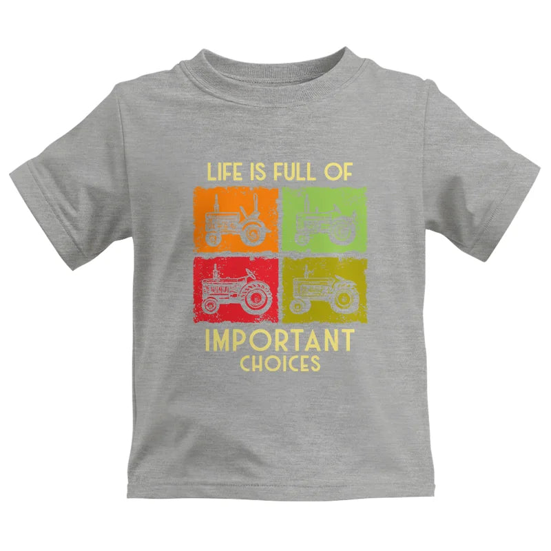 Life Is Full Of Important Choices 33 - Kids Heavy Cotton™ Tee