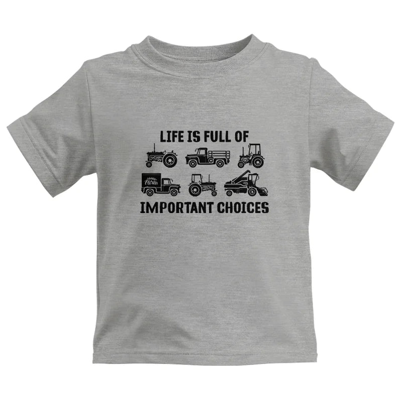 Life Is Full Of Important Choices 34 - Kids Heavy Cotton™ Tee