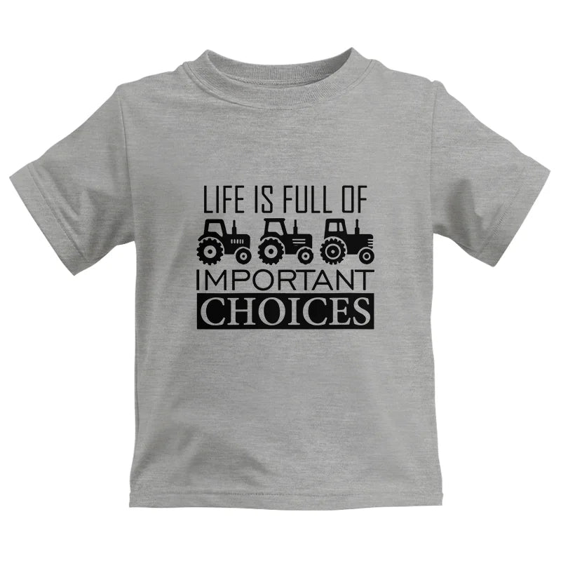 Life Is Full Of Important Choices 35 - Kids Heavy Cotton™ Tee