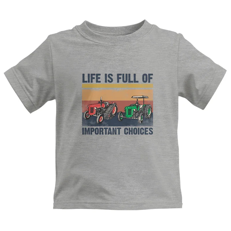 Life Is Full Of Important Choices 37 - Kids Heavy Cotton™ Tee