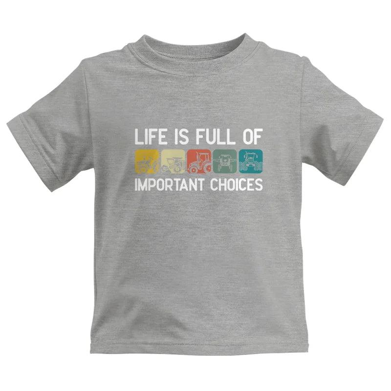 Life Is Full Of Important Choices 40 - Kids Heavy Cotton™ Tee