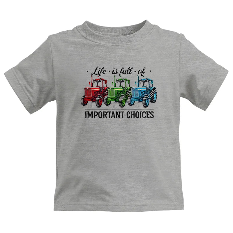 Life Is Full Of Important Choices 6 - Kids Heavy Cotton™ Tee