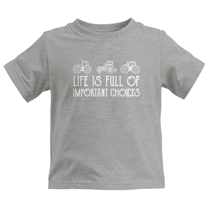 Life Is Full Of Important Choices 7 - Kids Heavy Cotton™ Tee