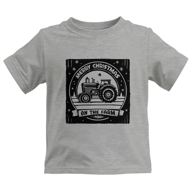 Merry Chritmas On The Farm 5 - Kids Heavy Cotton™ Tee