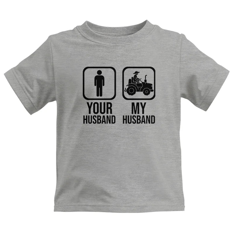 My Husband Is Cooler Than Yours Funny Farm Tractor 2 - Kids Heavy Cotton™ Tee