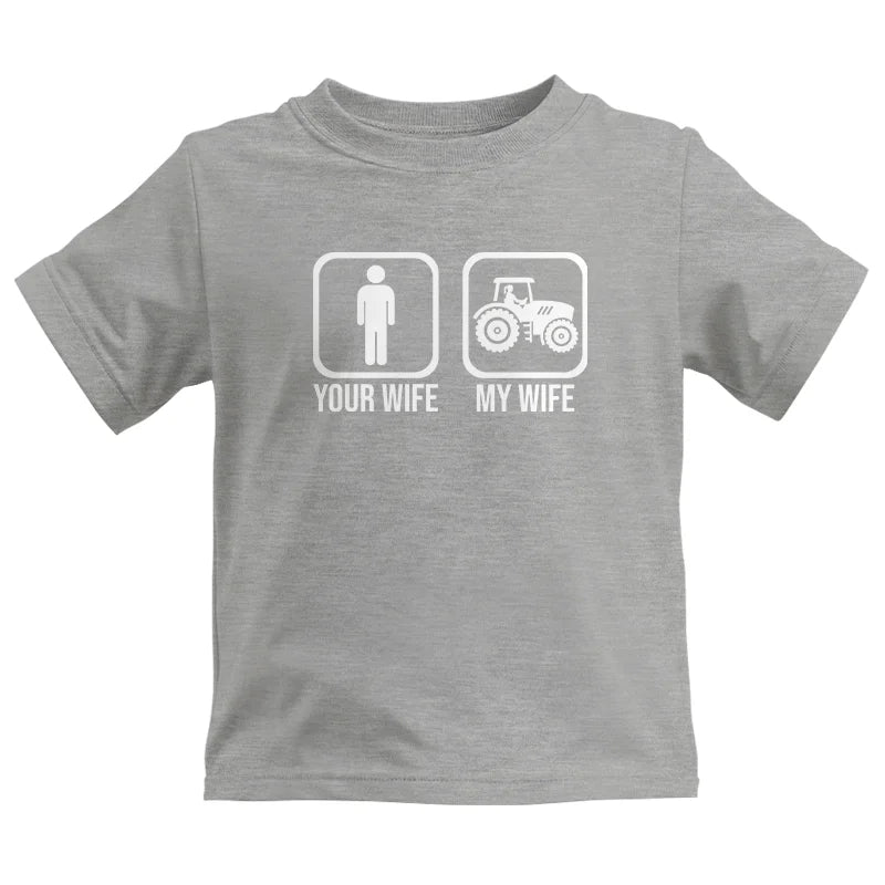 Image of My Wife Is Cooler Than Yours Funny Farm Tractor 1 - Kids Heavy Cotton™ Tee