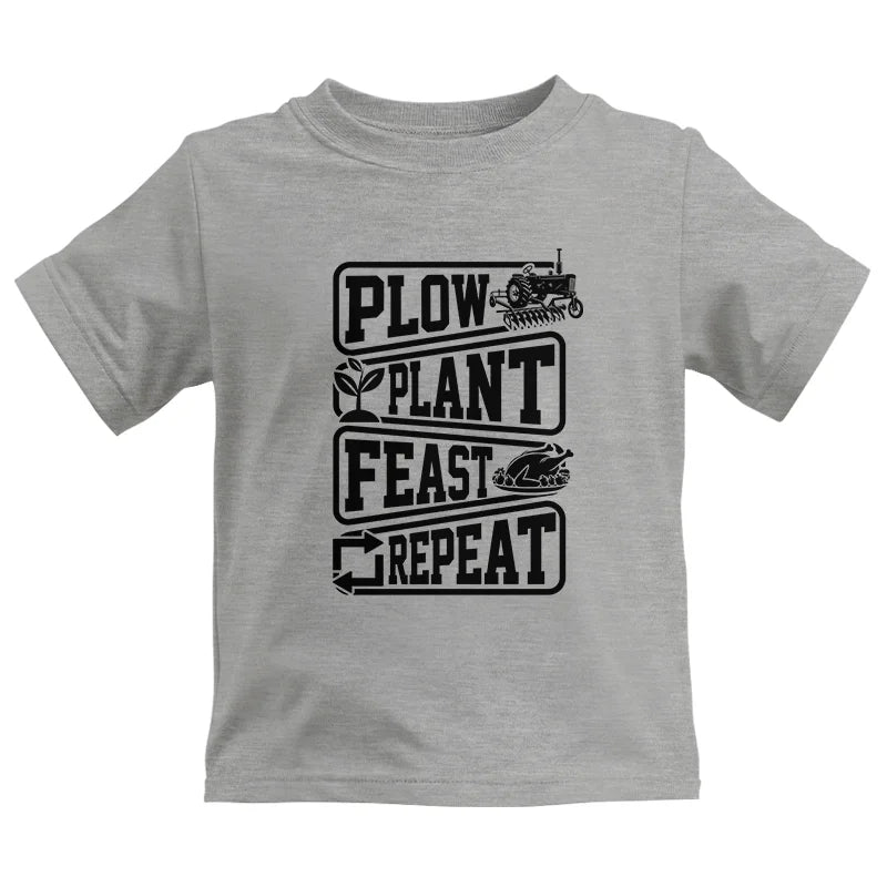 Plow Plant Feast Repeat 1 - Kids Heavy Cotton™ Tee