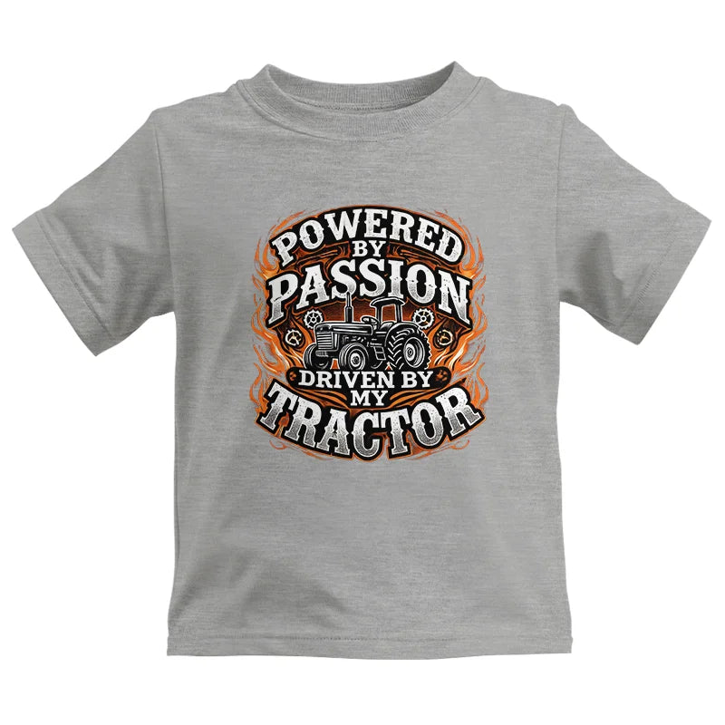 Powered By Passion Driven By My Tractor 5 - Kids Heavy Cotton™ Tee