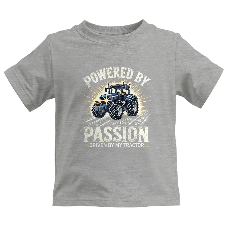 Powered By Passion Driven By My Tractor - Kids Heavy Cotton™ Tee