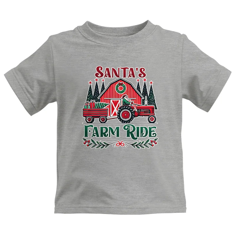 Image of Santa's Farm Ride 1 - Kids Heavy Cotton™ Tee