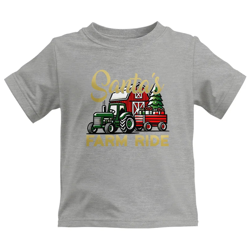 Image of Santa's Farm Ride 2 - Kids Heavy Cotton™ Tee