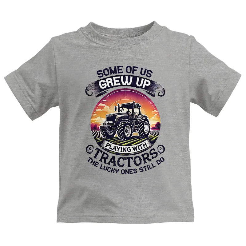 Some Of Us Grew Up Playing With Tractors 4 - Kids Heavy Cotton™ Tee