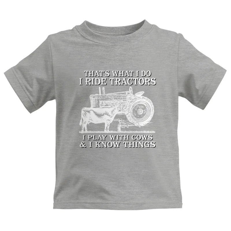 That's What I Do I Ride Tractors - Kids Heavy Cotton™ Tee