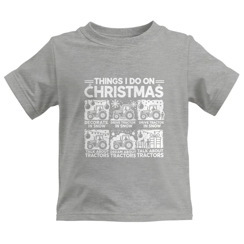 Image of Things I Do On Christmas - Kids Heavy Cotton™ Tee