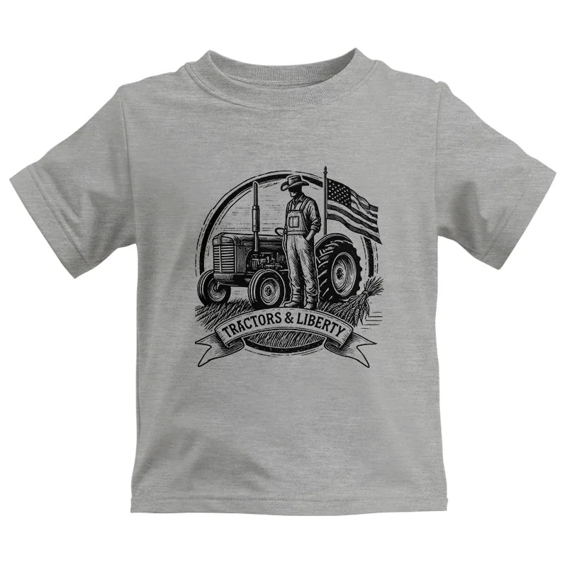 Image of Tractors And Liberty - Kids Heavy Cotton™ Tee